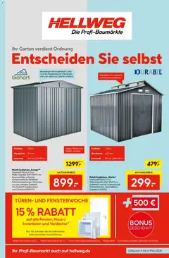 Vorschau Hellweg Prospekt gültig ab 09.03.2026