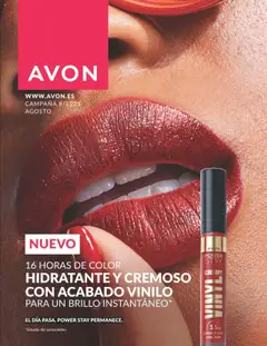 Vista previa del folleto Catálogo AVON campaña 8 válido desde 01/08/2025