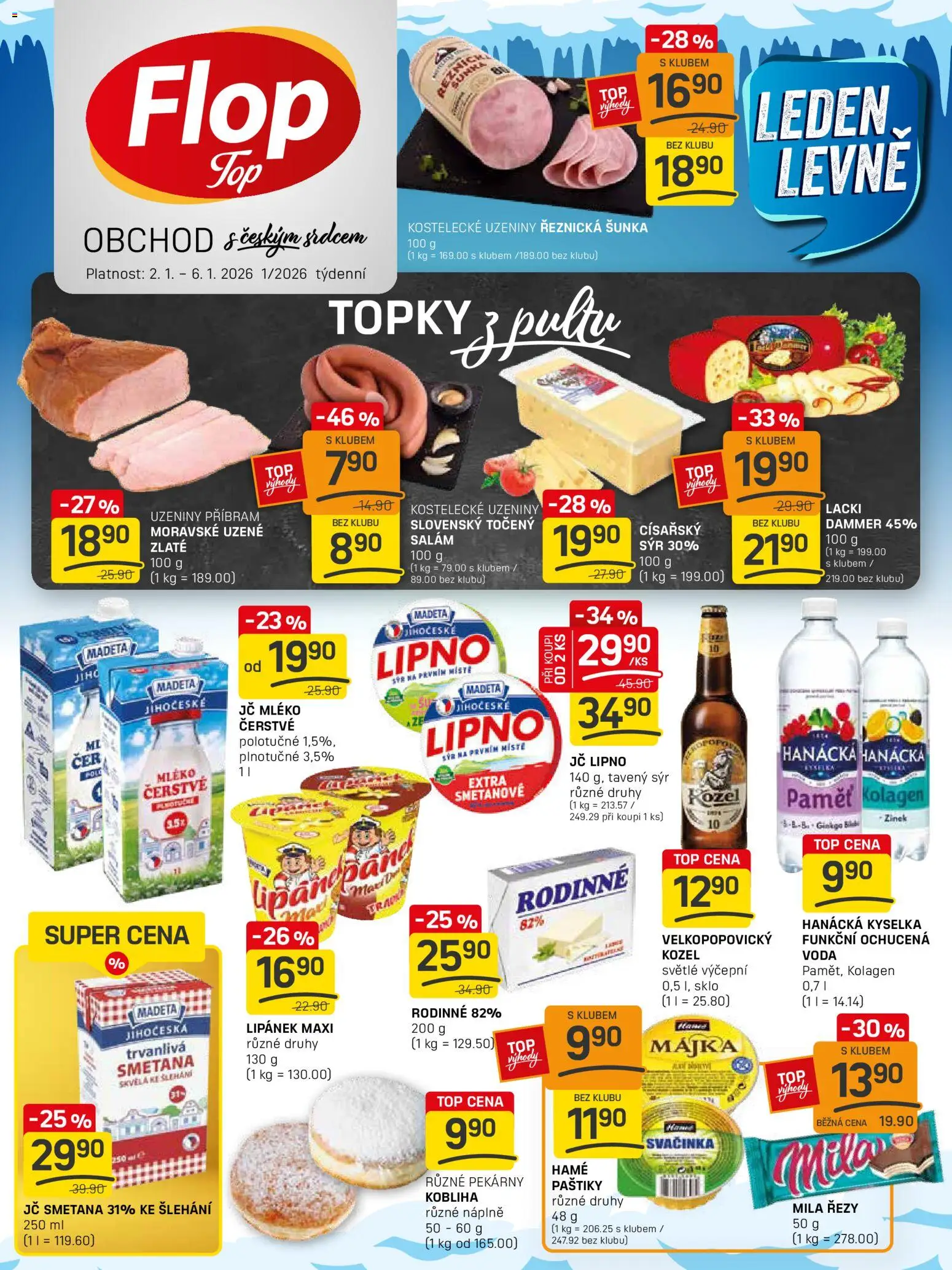 Flop leták - FlopTop - strana 1- platný od 02.01.2026