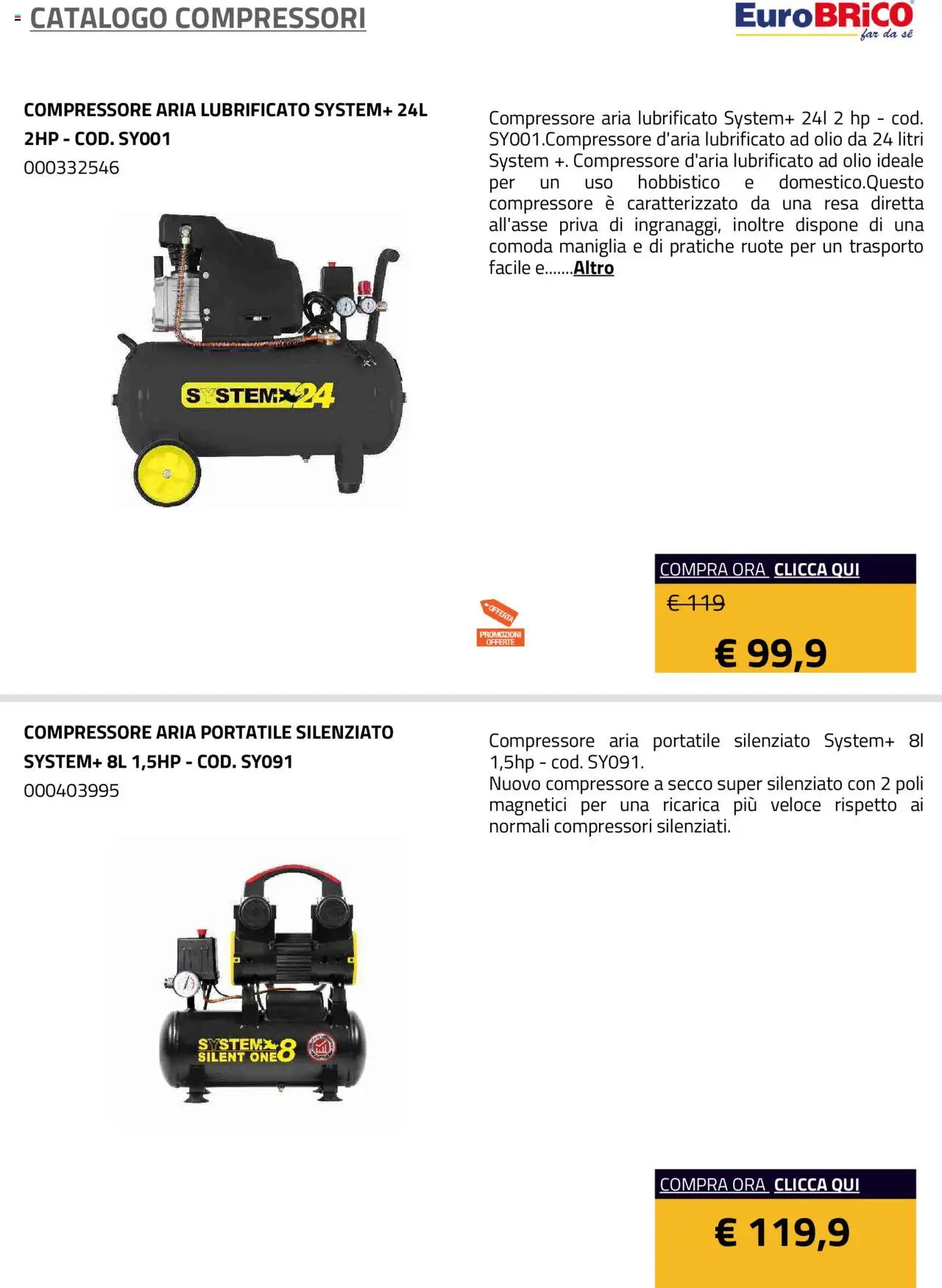 Eurobrico Compressori catalogo - pagina 24 - valido dal 23/07/2025