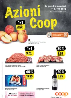 Vorschau Coop - Una settimana di azioni gültig ab 11.09.2025