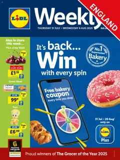 Lidl - Lidl Weekly valid from 31/07/2025