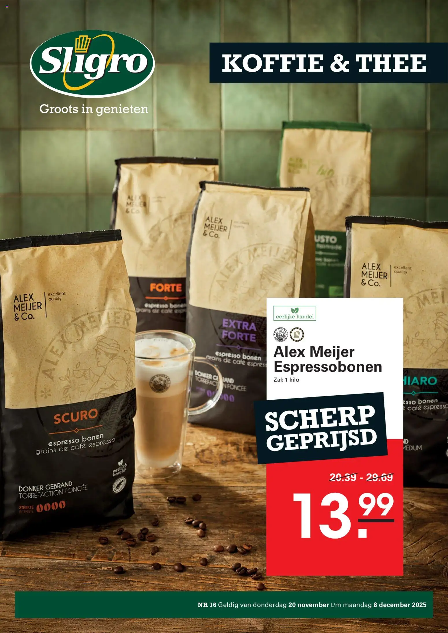 Sligro - Koffiespecial - pagina 1- geldig vanaf 20-11-2025