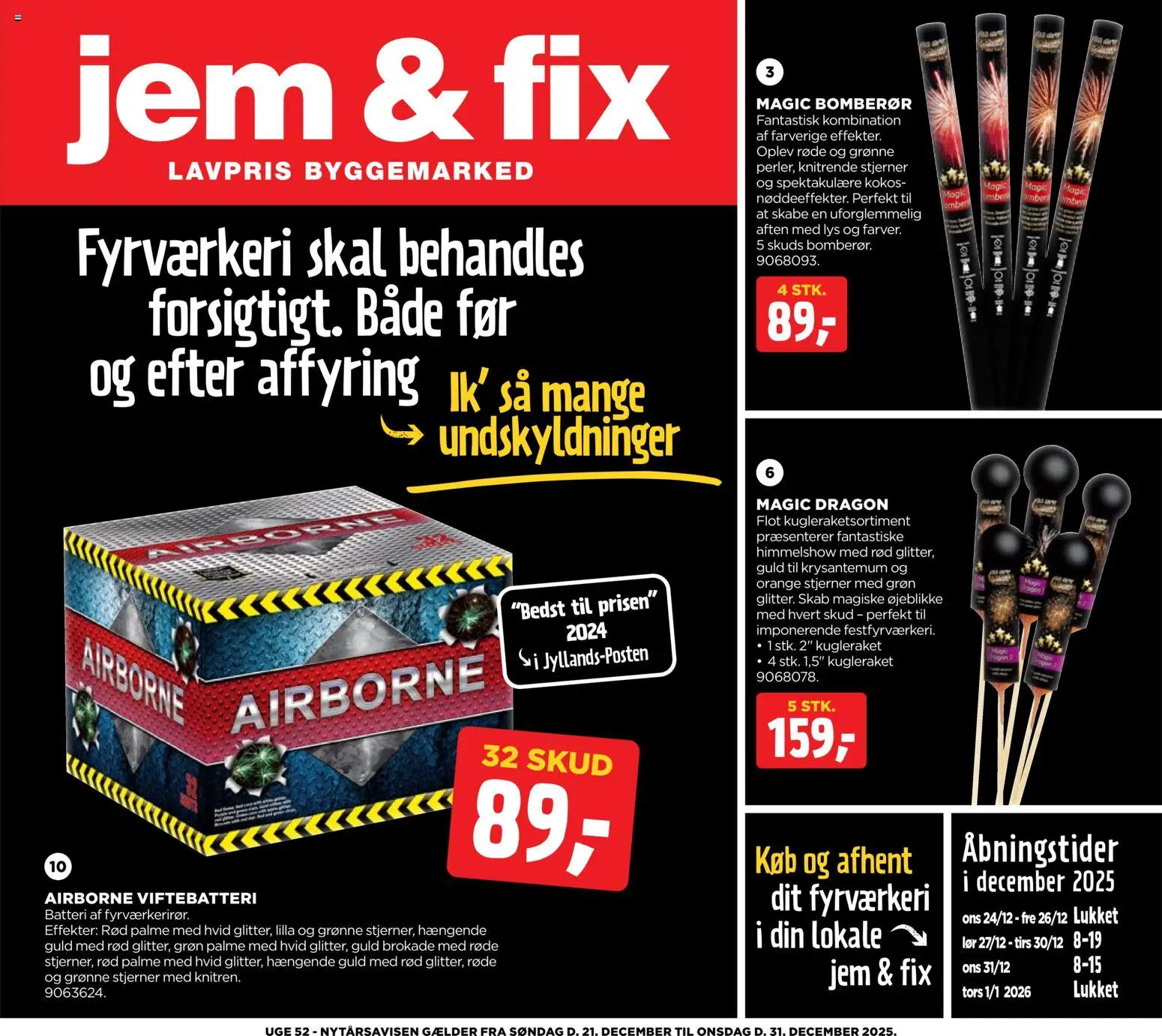 Jem & fix - Tilbudsavis - side 1- gyldig fra 21/12/2025