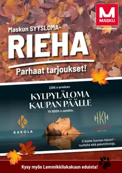 Esikatselu Masku tarjoukset voimassa alkaen 20/10/2025