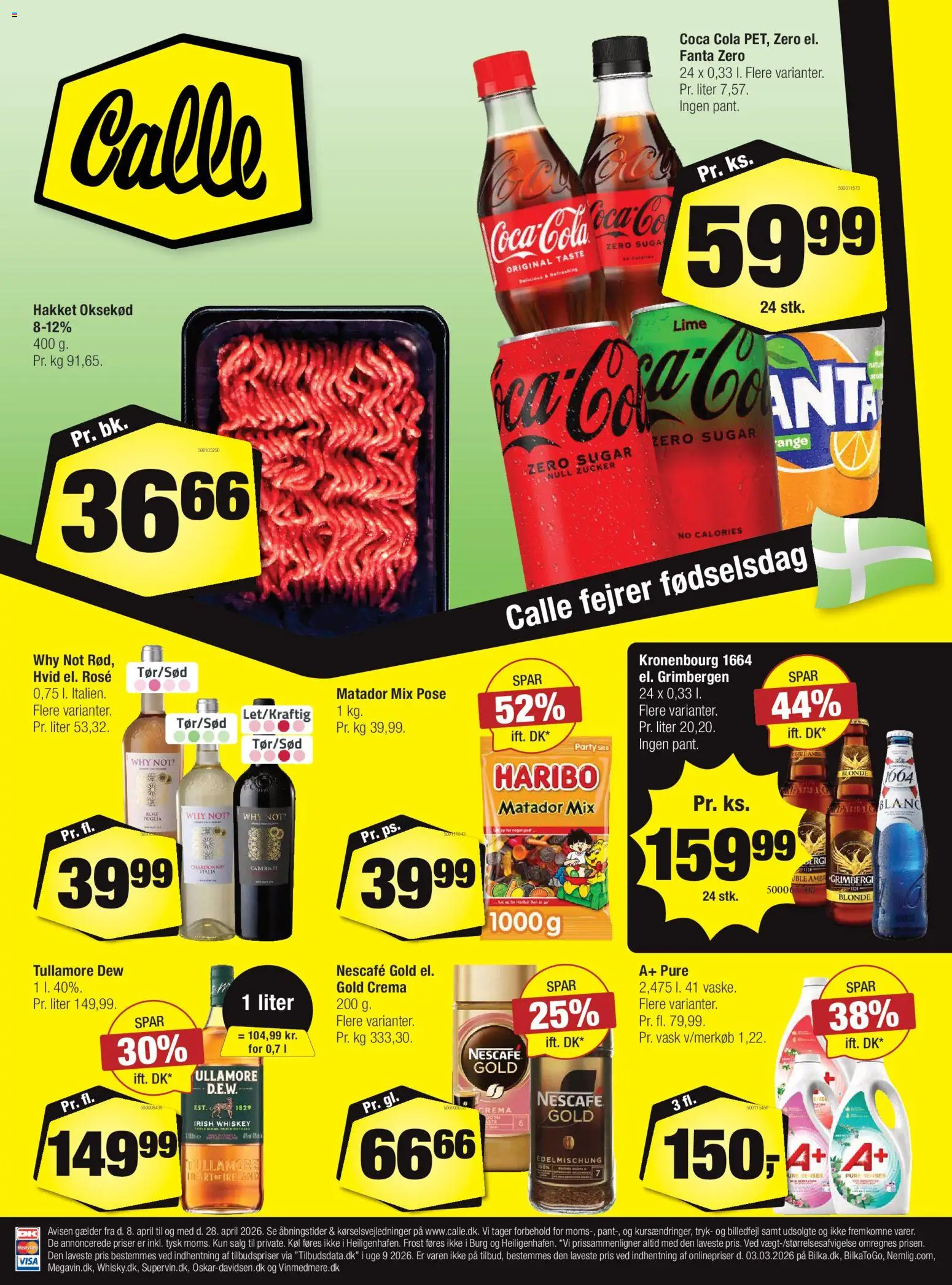 Calle - Tilbudsavis - side 1- gyldig fra 08/04/2026