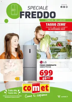 Anteprima Comet Freddo catalogo valida dal 24/07/2025