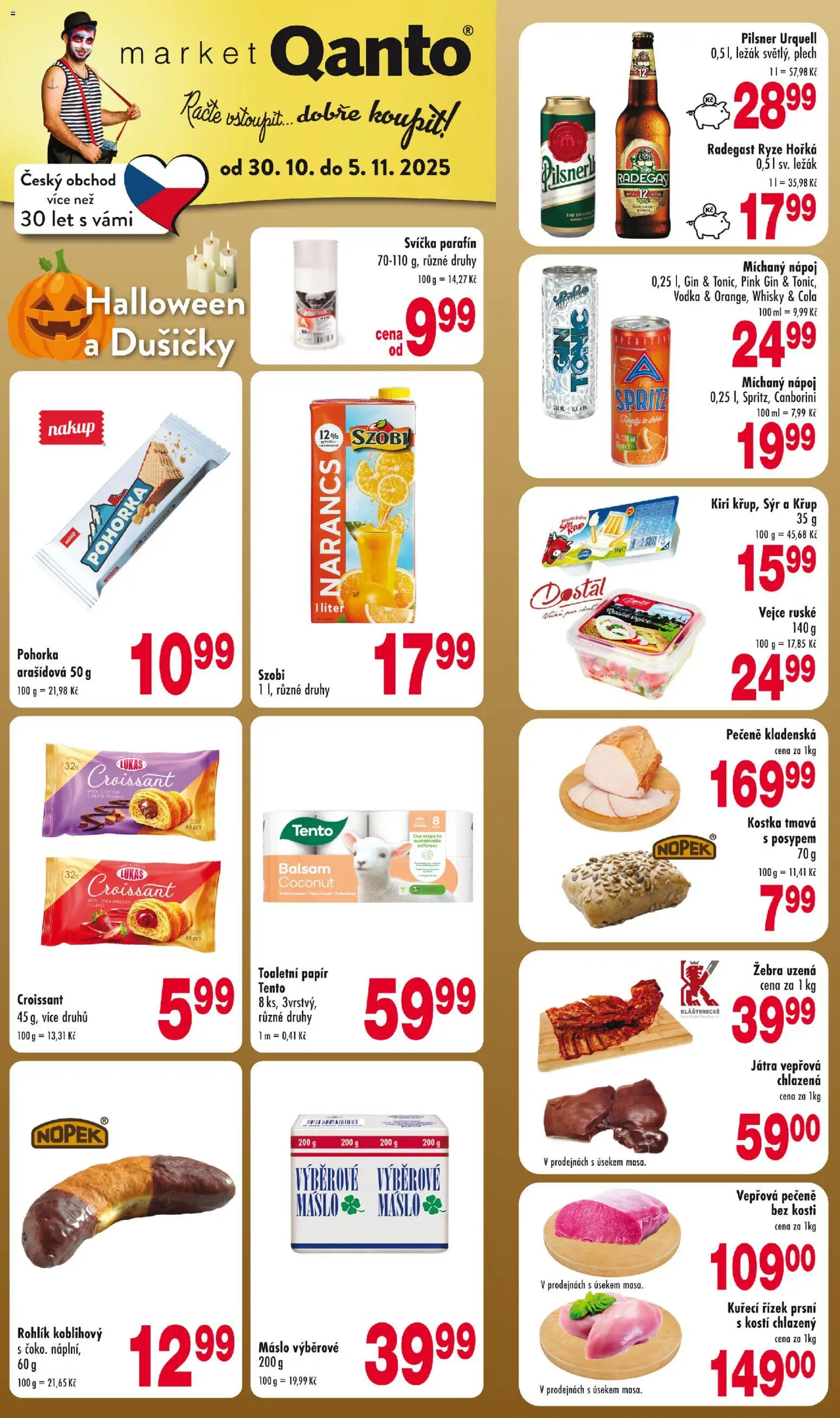 Astur & Qanto leták - strana 1- platný od 30.10.2025