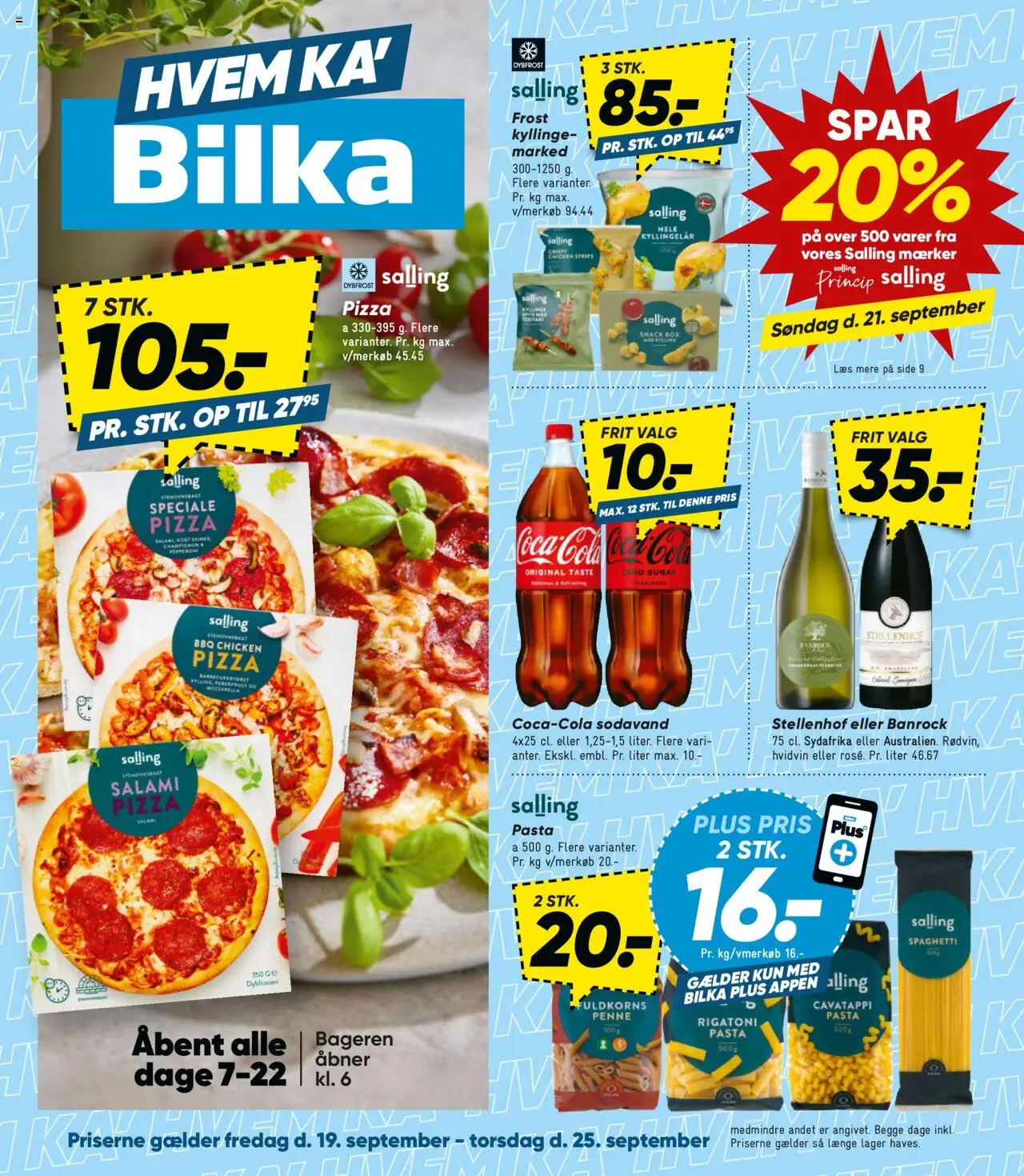 Bilka - Tilbudsavis - side 1- gyldig fra 19/09/2025