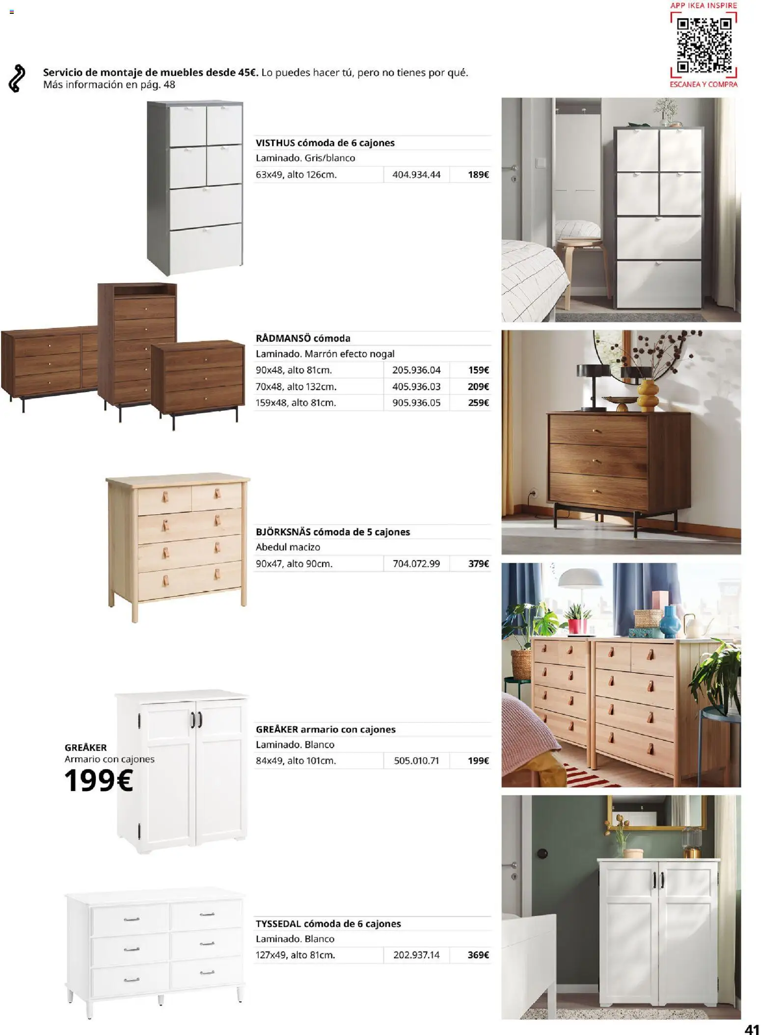 Catálogo IKEA Muebles para el dormitorio - Página de 41 - Válido desde 01/02/2026