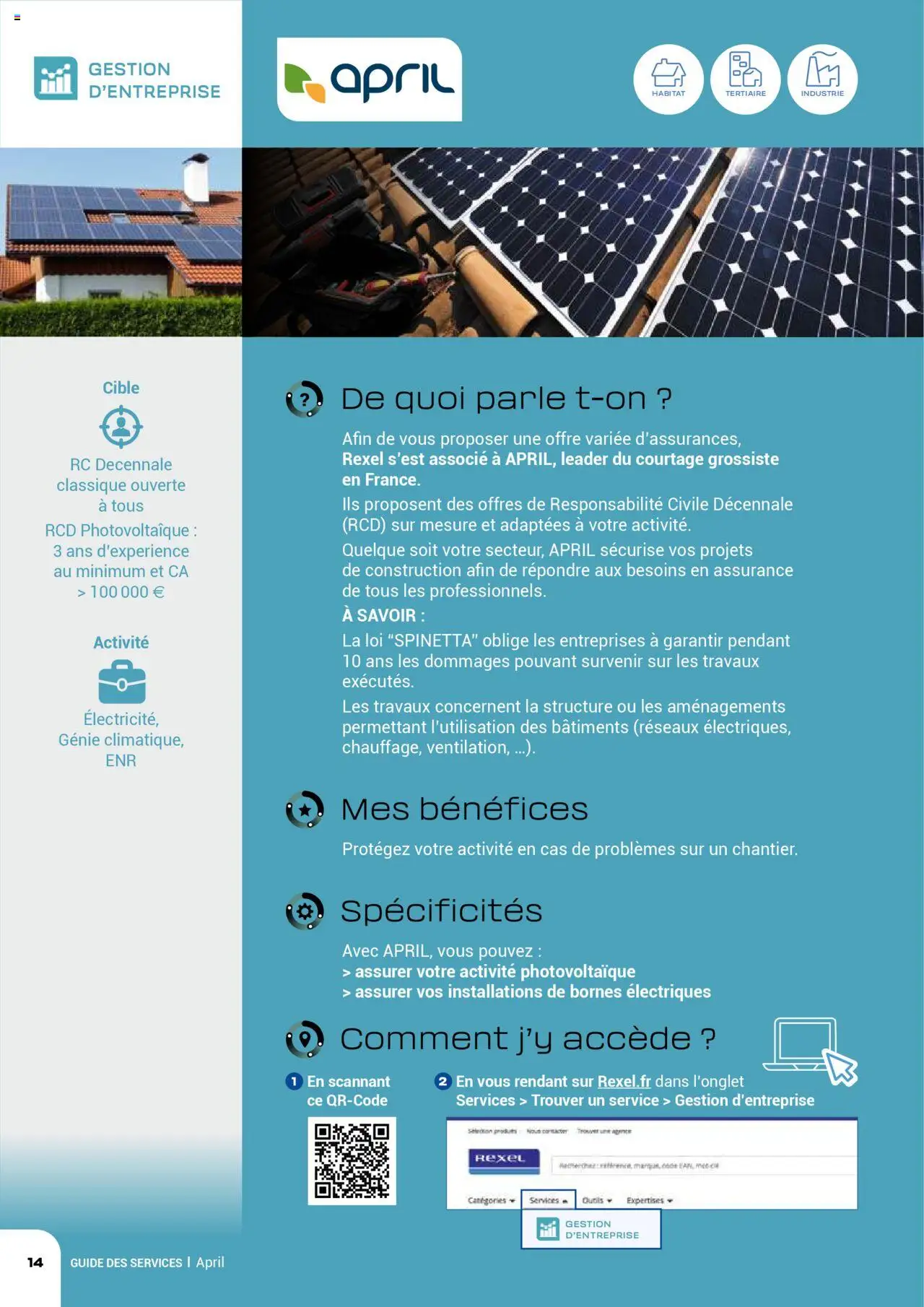 Rexel - Guide des Services - page 14 - valable à partir du 16/07/2025
