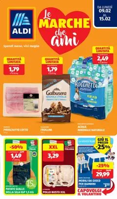 Anteprima Volantino Aldi	 valida dal 09/02/2026