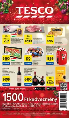 Előnézet Tesco Hipermarket - Akciós újság  érvényes 2025.12.11.-tól