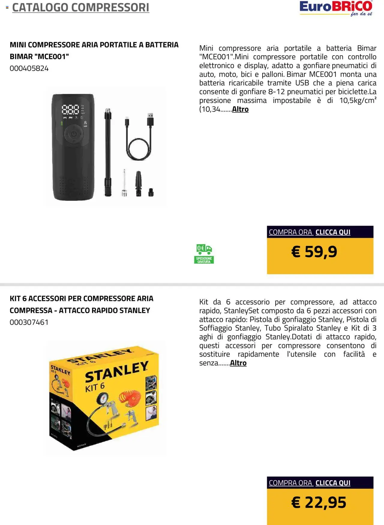 Eurobrico Compressori catalogo - pagina 15 - valido dal 23/07/2025