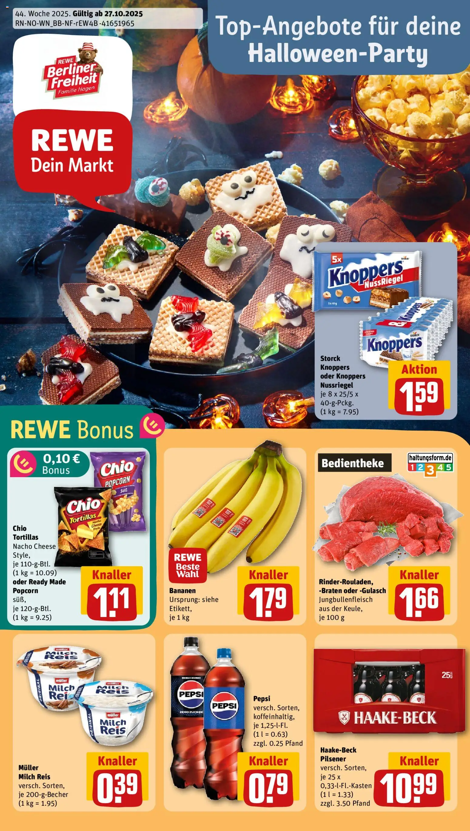 Rewe Prospekt 	 - Seite 1 - gültig ab 27.10.2025
