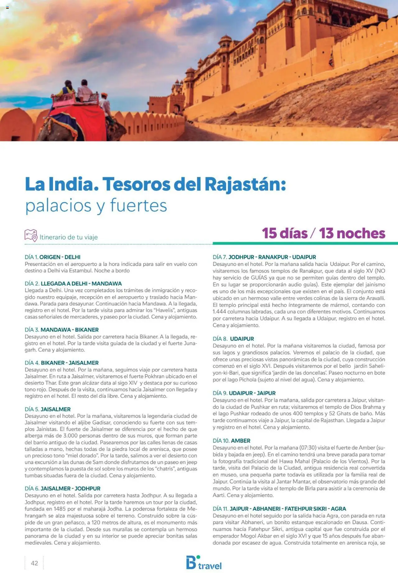 B the travel brand Viajeros Expertos Internacional  - Página de 42 - Válido desde 27/02/2025