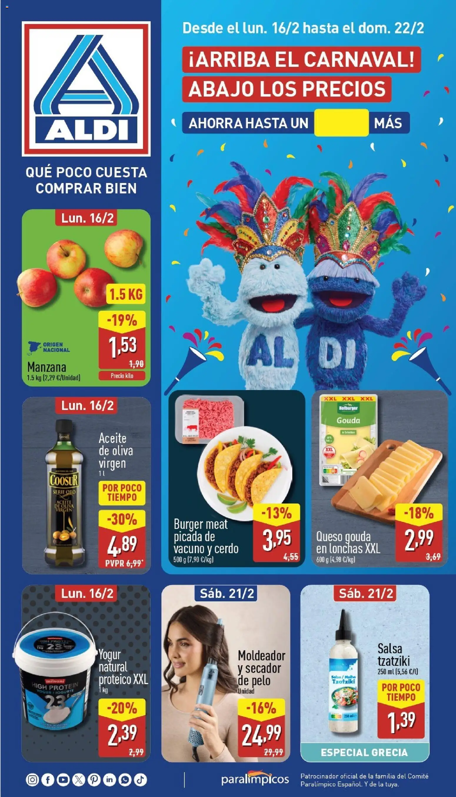Aldi folleto Canarias - Página de 1 - Válido desde 16/02/2026