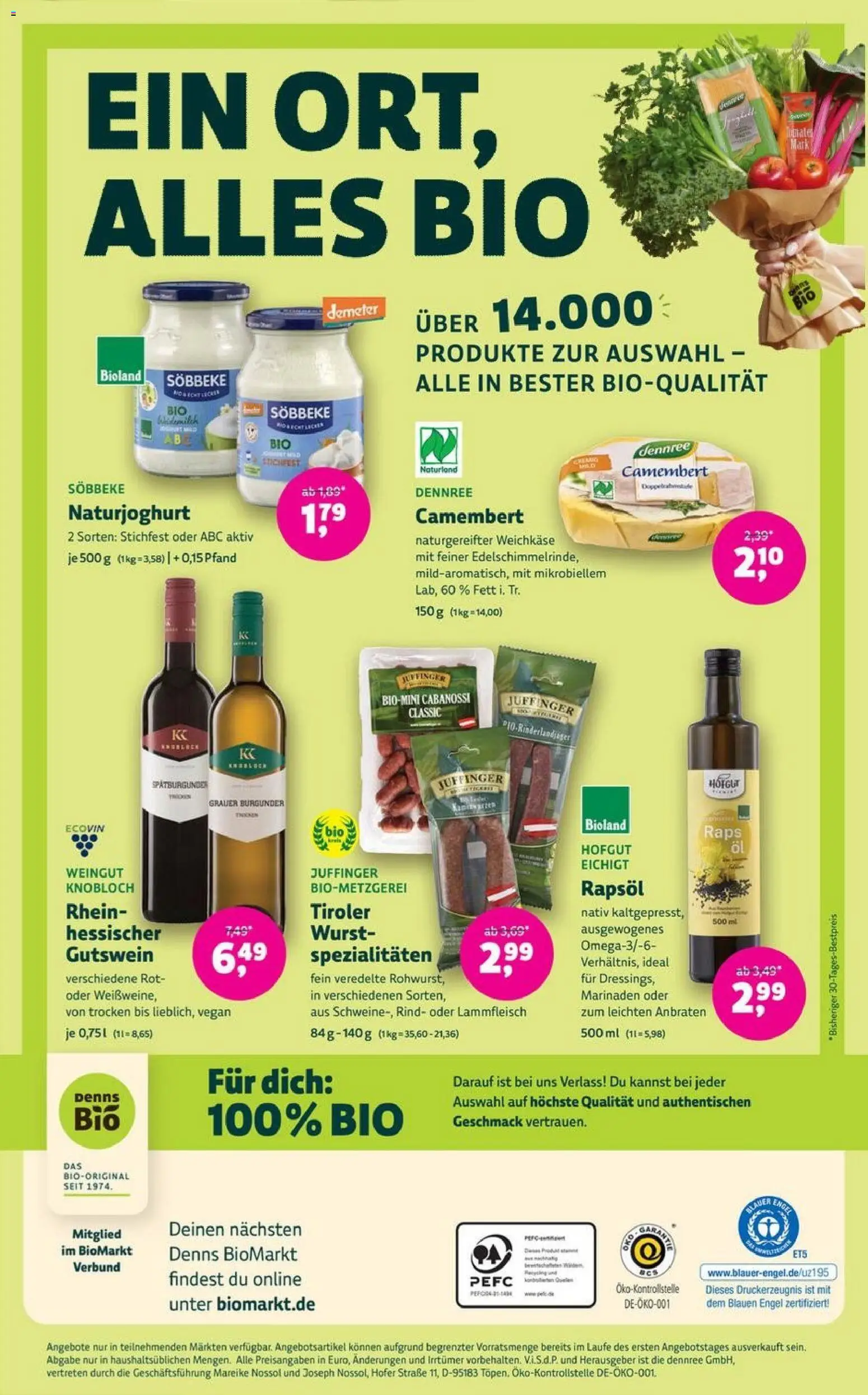 Denns BioMarkt Angebote - Seite 14 - gültig ab 25.02.2026
