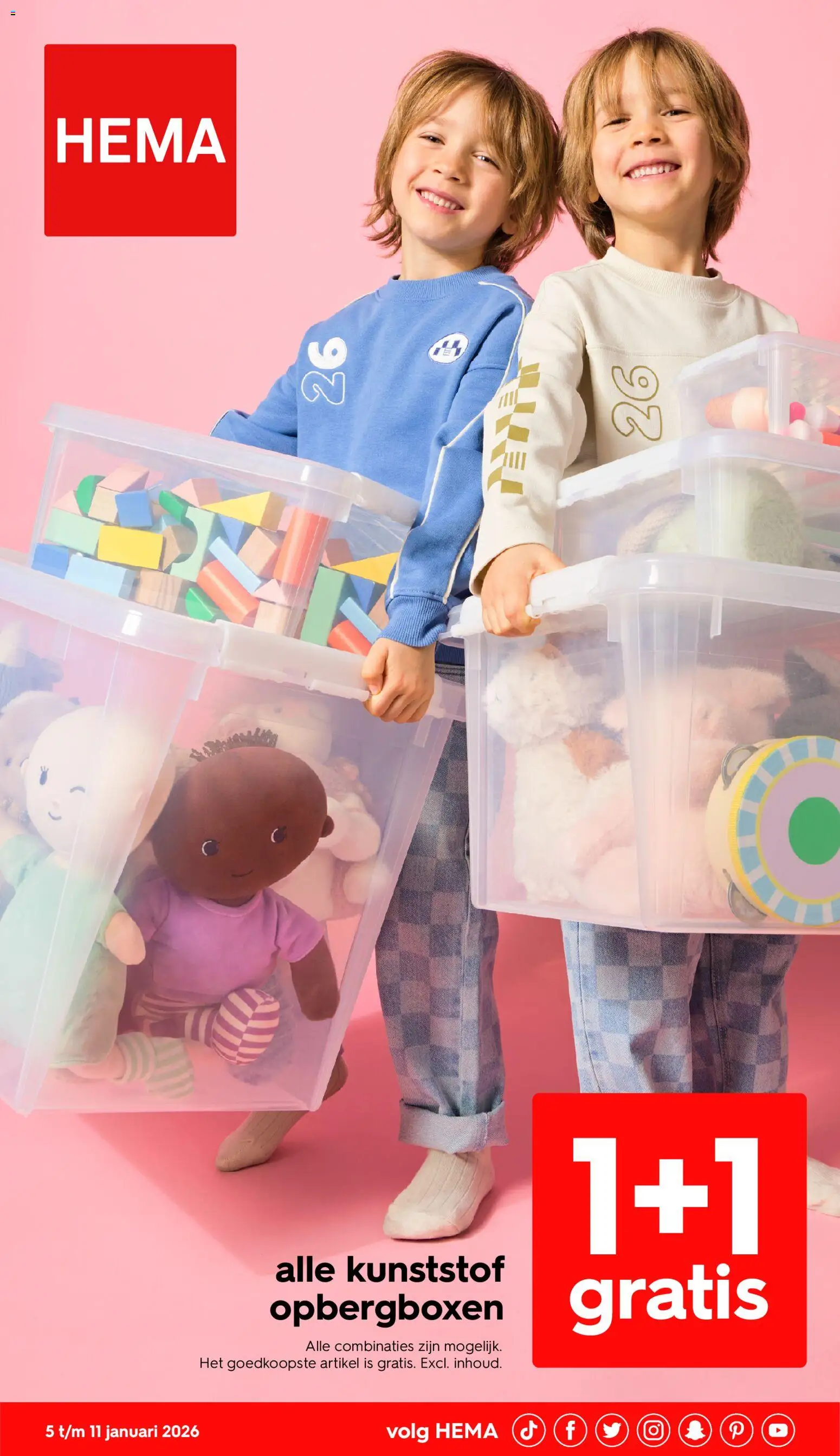 Hema folder / publicité - pagina 1- geldig vanaf 05/01/2026