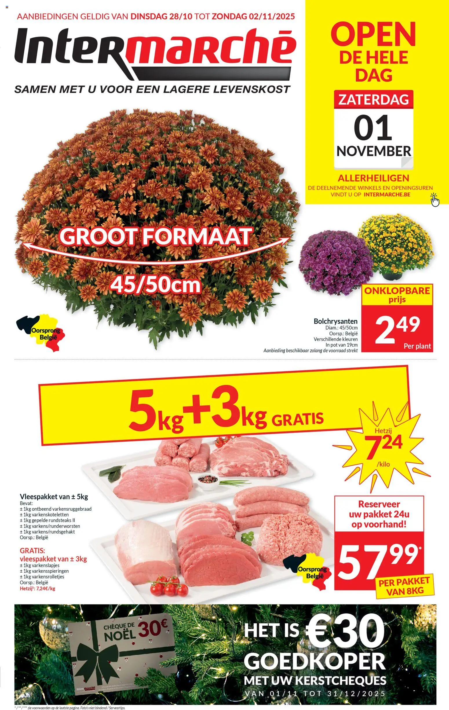 Intermarché folder week 44 - pagina 1- geldig vanaf 28/10/2025