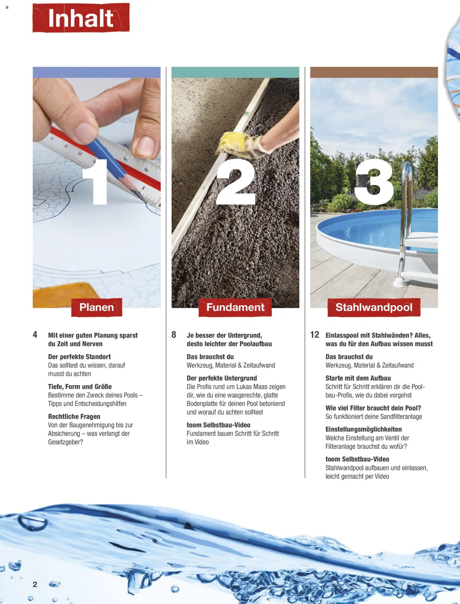 Toom Baumarkt Pool selber bauen - Seite 2 - gültig ab 01.01.2026