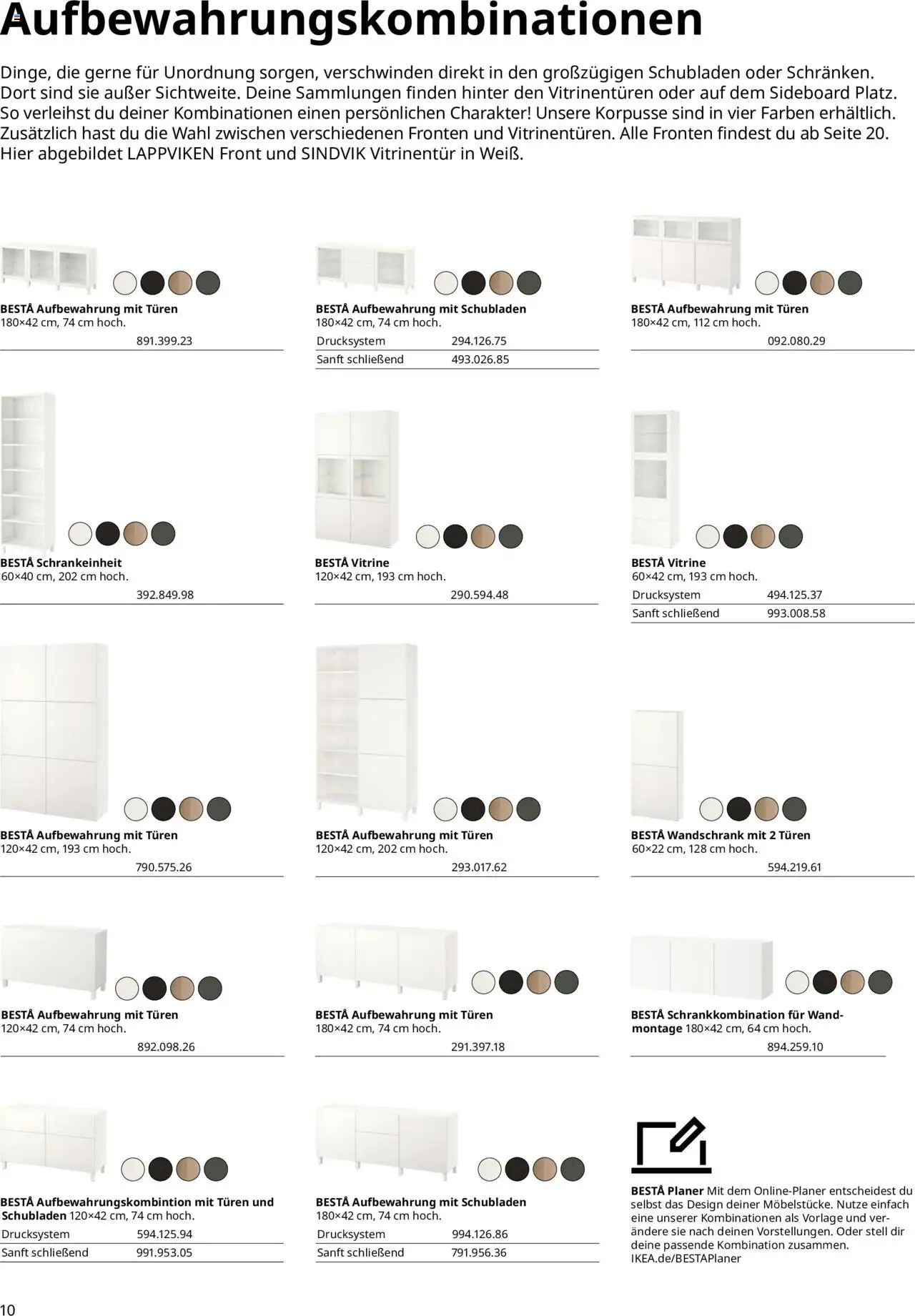 Ikea BESTÅ Aufbewahrung - Seite 10 - gültig ab 30.09.2025