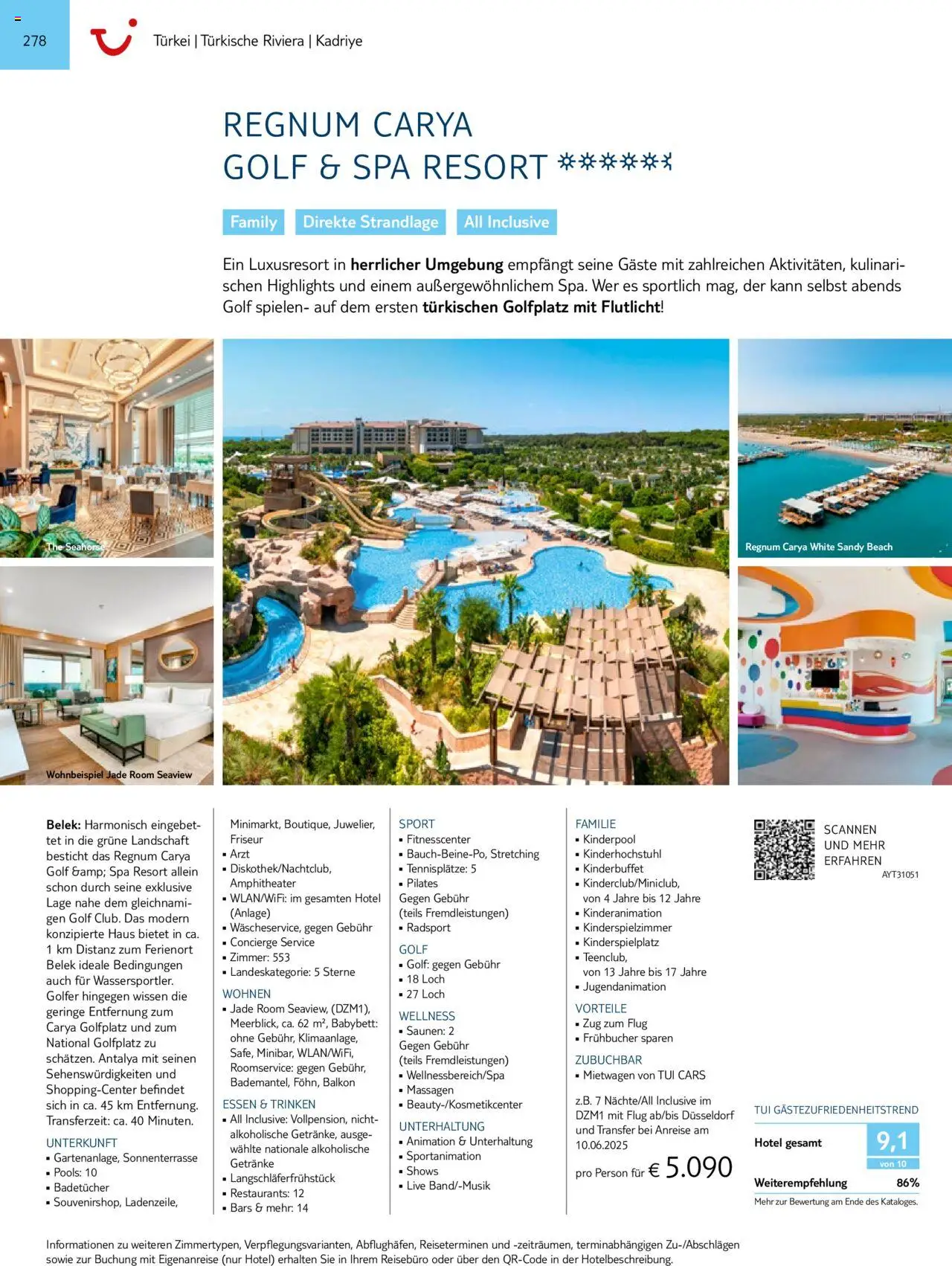 TUI  Südeuropa & Nordafrika 2025/26 - Seite 278 - gültig ab 01.01.2025
