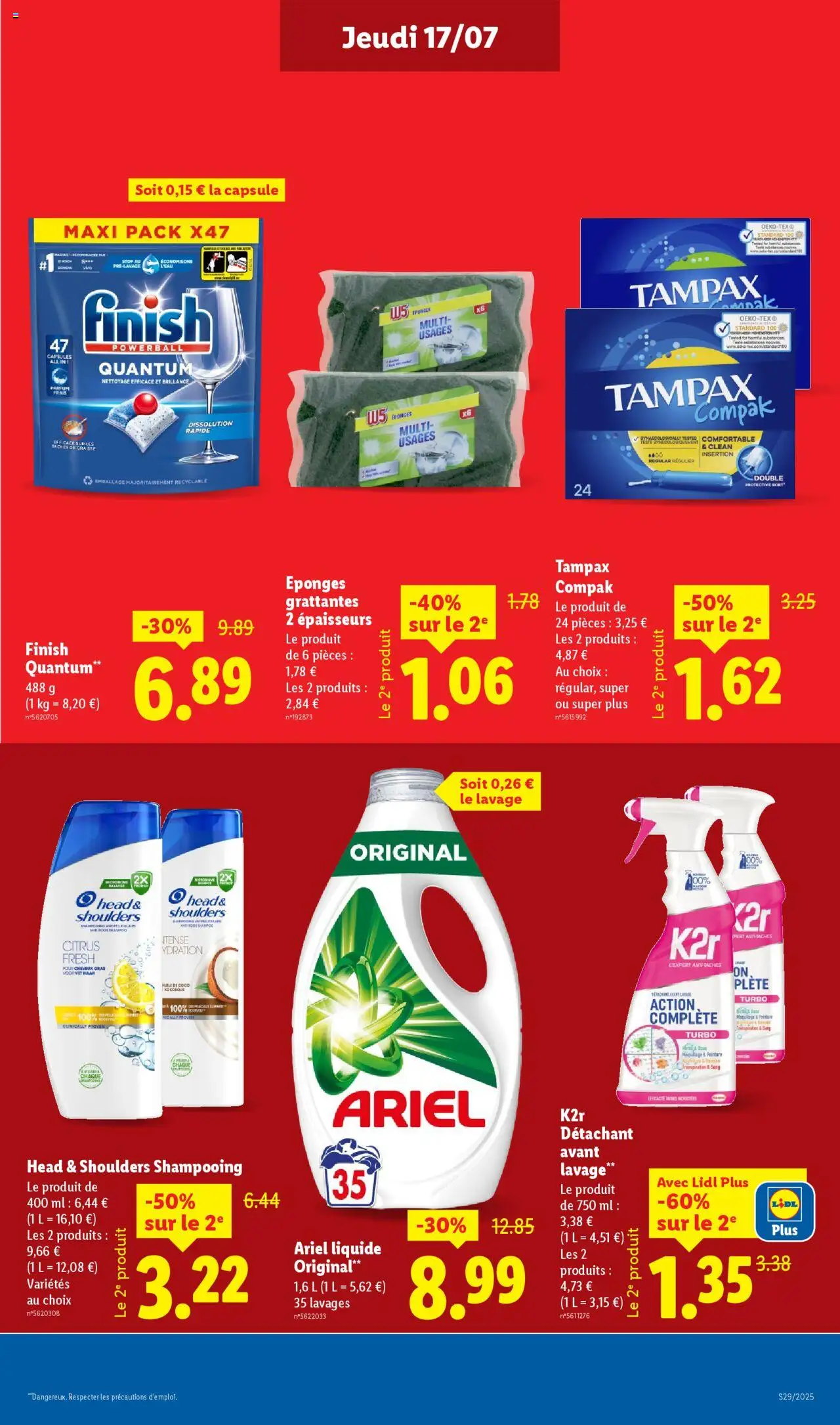LIDL catalogue semaine 28 - page 15 - valable à partir du 17/07/2025