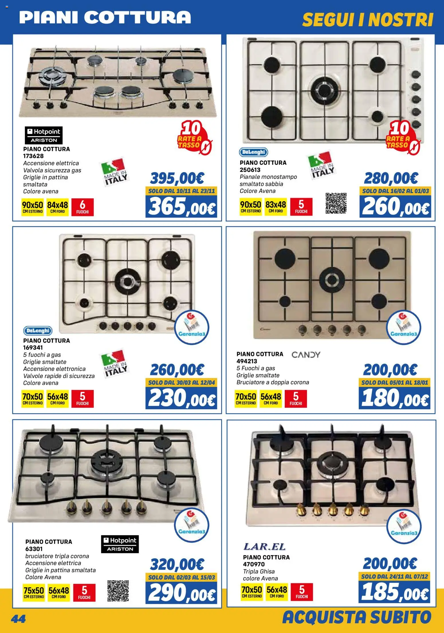 Orizzonte Elettrodomestici catalogo - pagina 44 - valido dal 01/11/2025