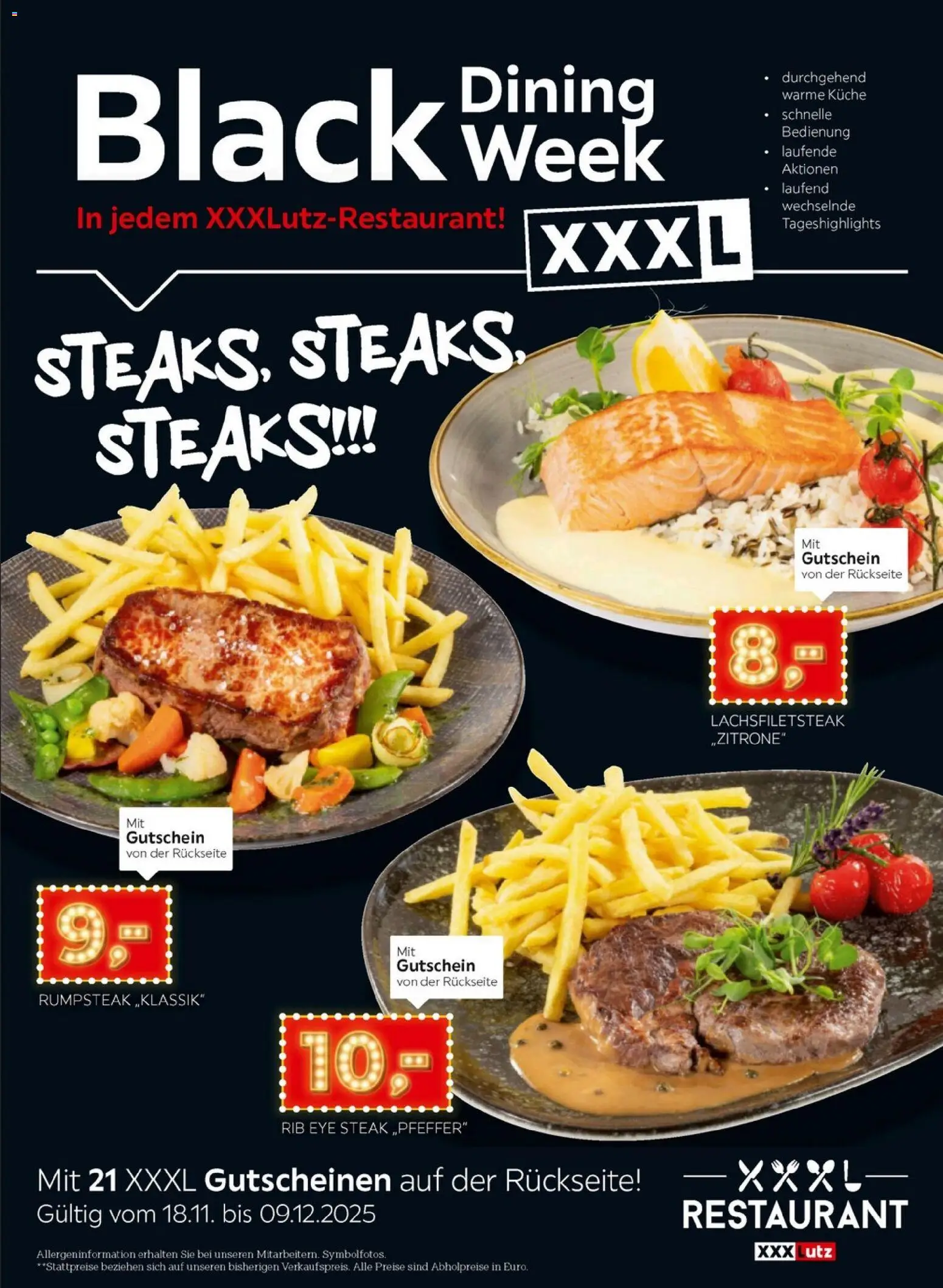 XXXLutz - Black Friday - Seite 1- gültig ab 18.11.2025