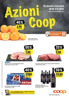 Vorschau Coop - Una settimana di azioni gültig ab 30.10.2025