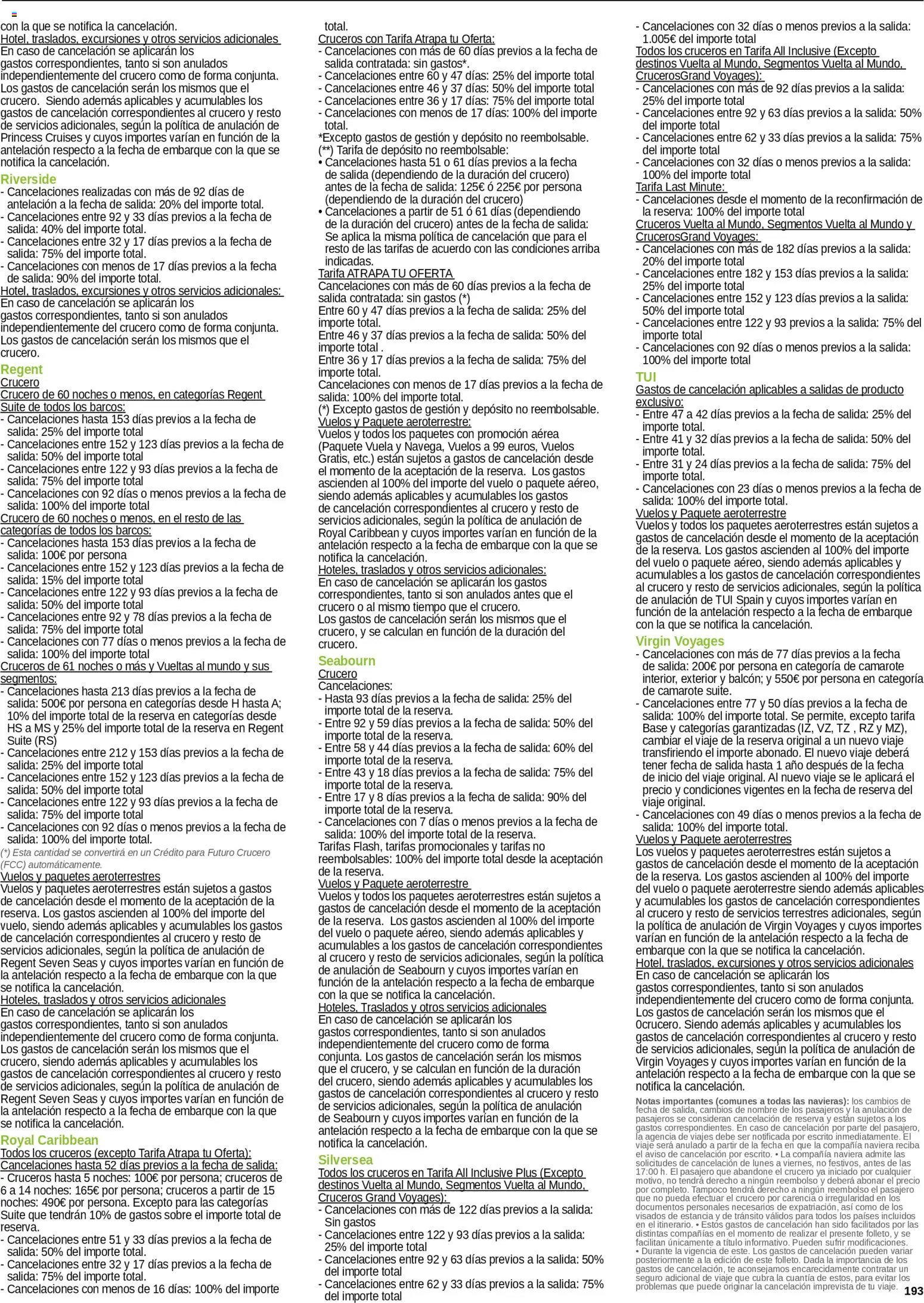 Viajes El Corte Inglés Cruceros marítimos - Página de 194 - Válido desde 01/01/2026