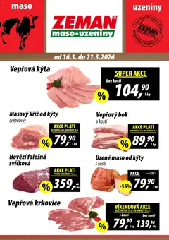Náhled Prodejny Zeman leták platný od 16.03.2026