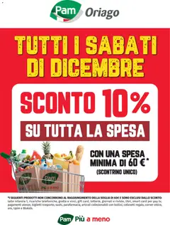 Anteprima PAM Sconto 10% catalogo valida dal 01/12/2025