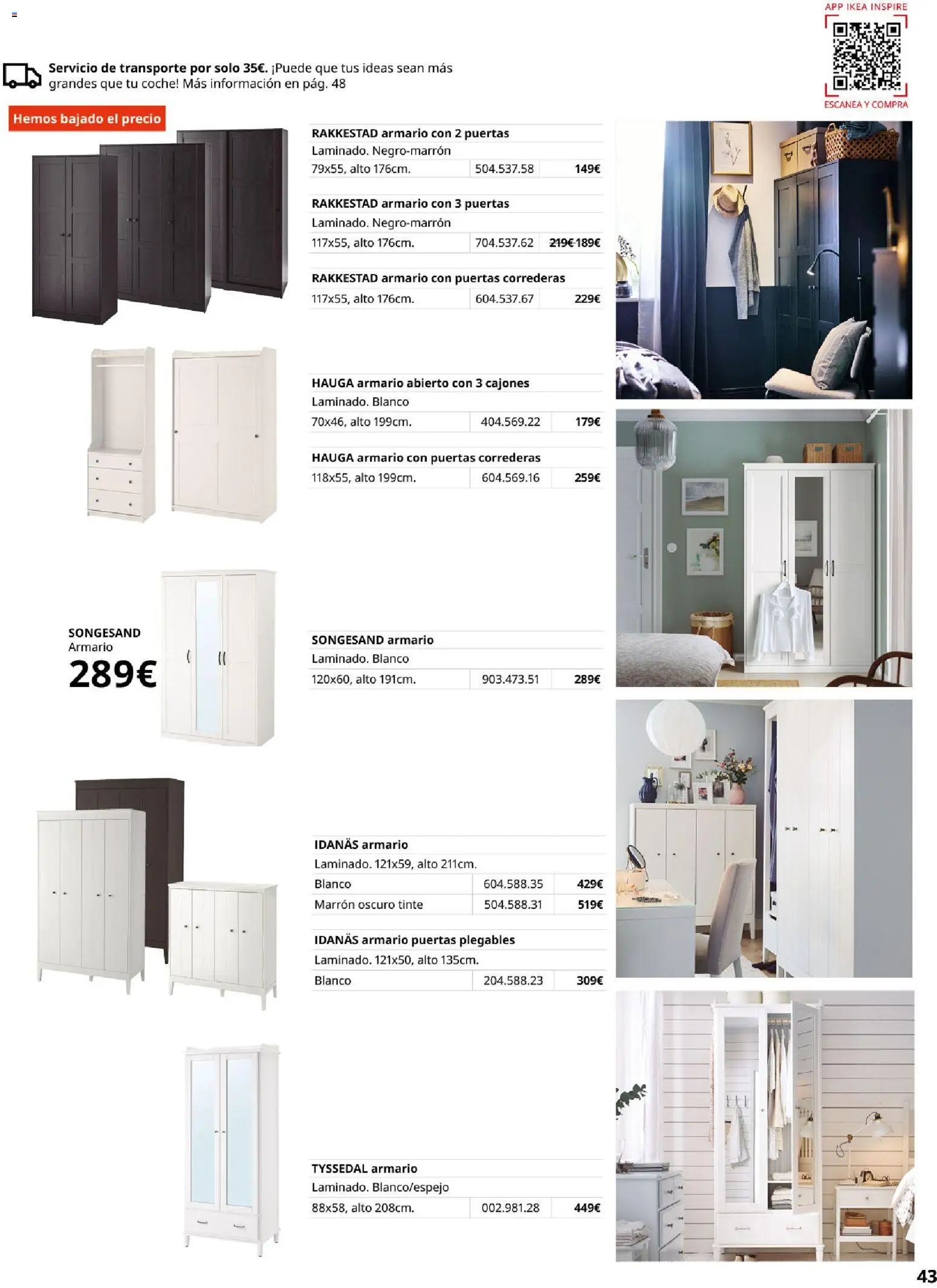Catálogo IKEA Muebles para el dormitorio - Página de 43 - Válido desde 01/02/2026