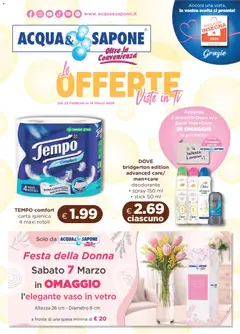 Anteprima Volantino Acqua e Sapone	 valida dal 22/02/2026