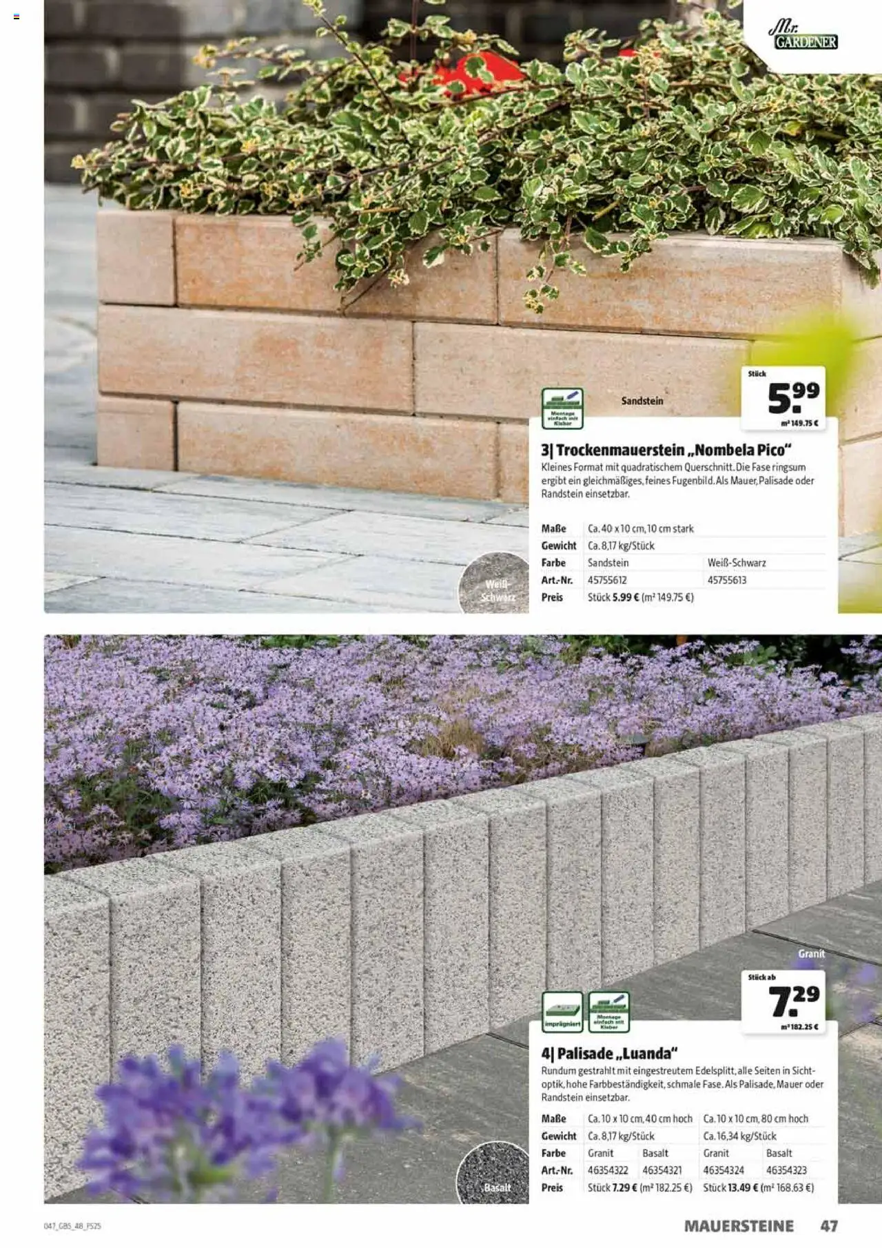 HERKULES Gartenbaustoffe - Seite 47 - gültig ab 15.09.2025