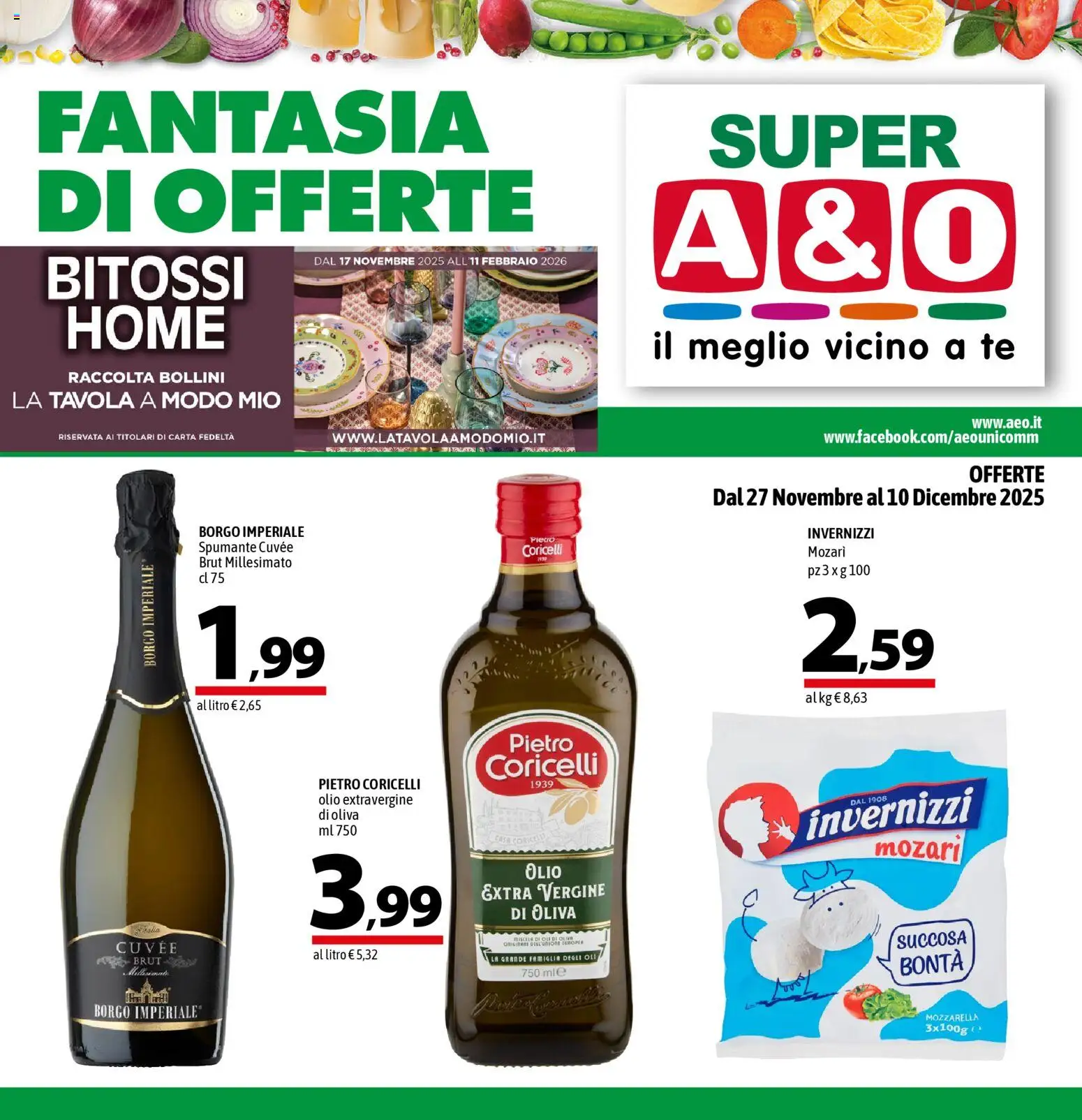 A&O Supermercato catalogo - pagina 1 - valido dal 27/11/2025