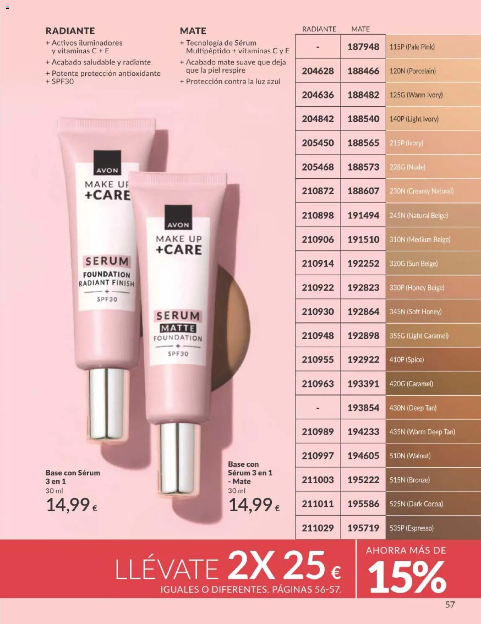 Catálogo AVON campaña 4 - Página de 57 - Válido desde 01/04/2026