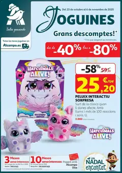 Vista previa del folleto Alcampo - Joguines HG Cat válido desde 23/10/2025
