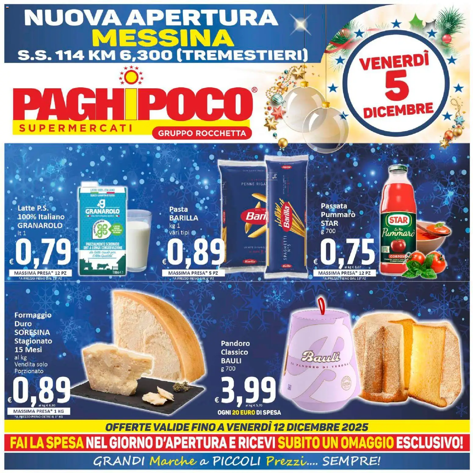Paghi Poco Messina catalogo - pagina 1 - valido dal 05/12/2025