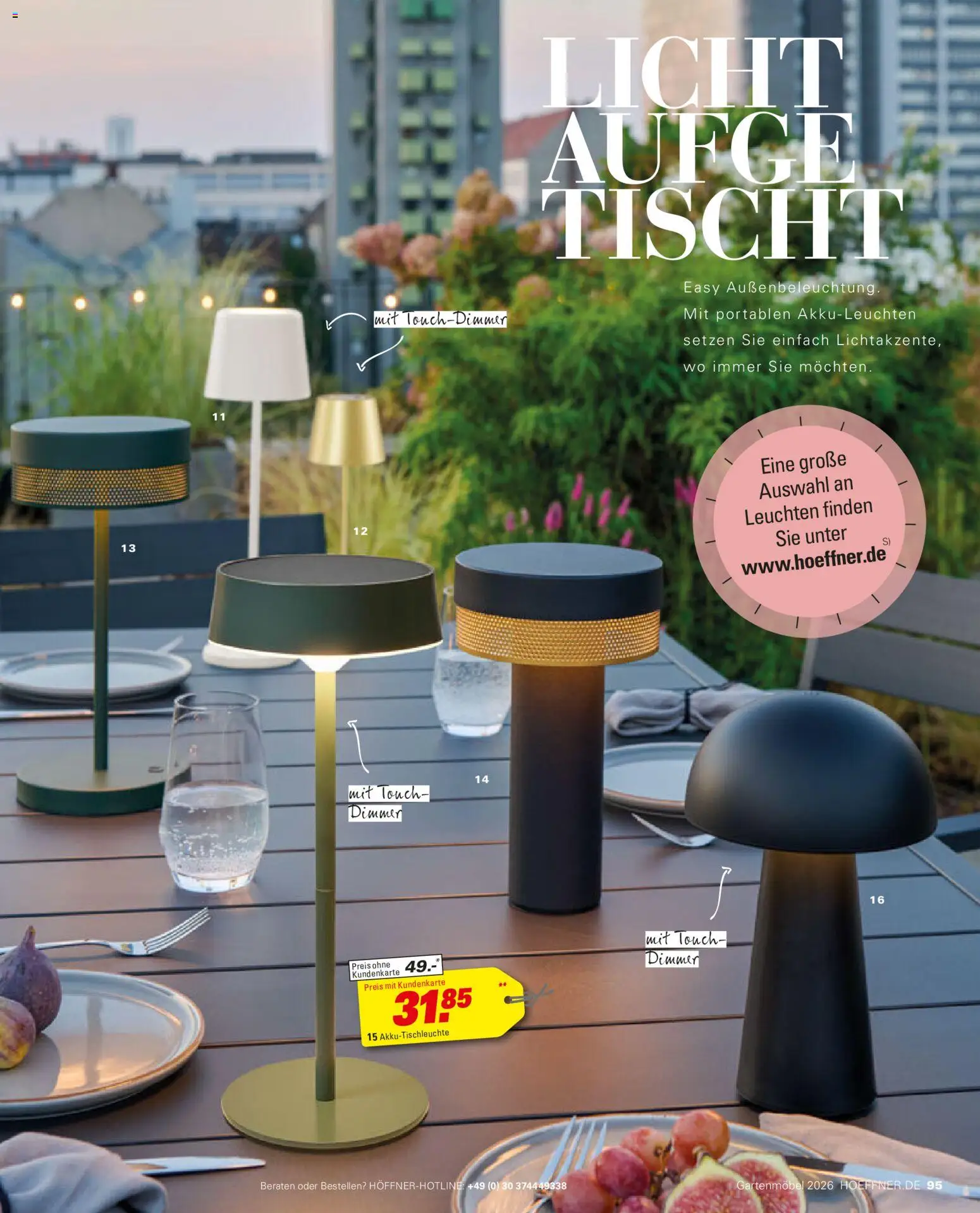 Höffner Prospekt Gartenmöbel - Seite 95 - gültig ab 27.03.2026