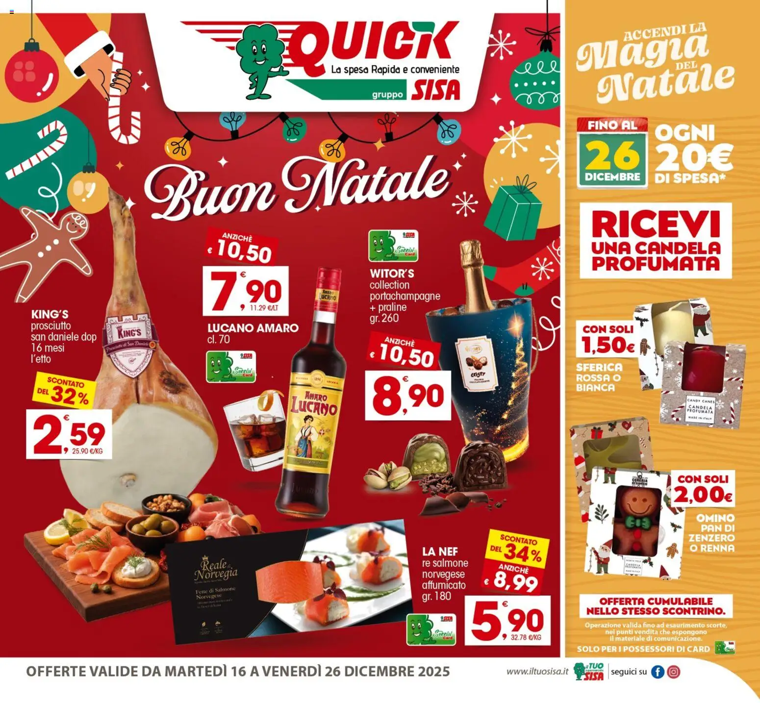 SISA Quick catalogo - pagina 1 - valido dal 16/12/2025