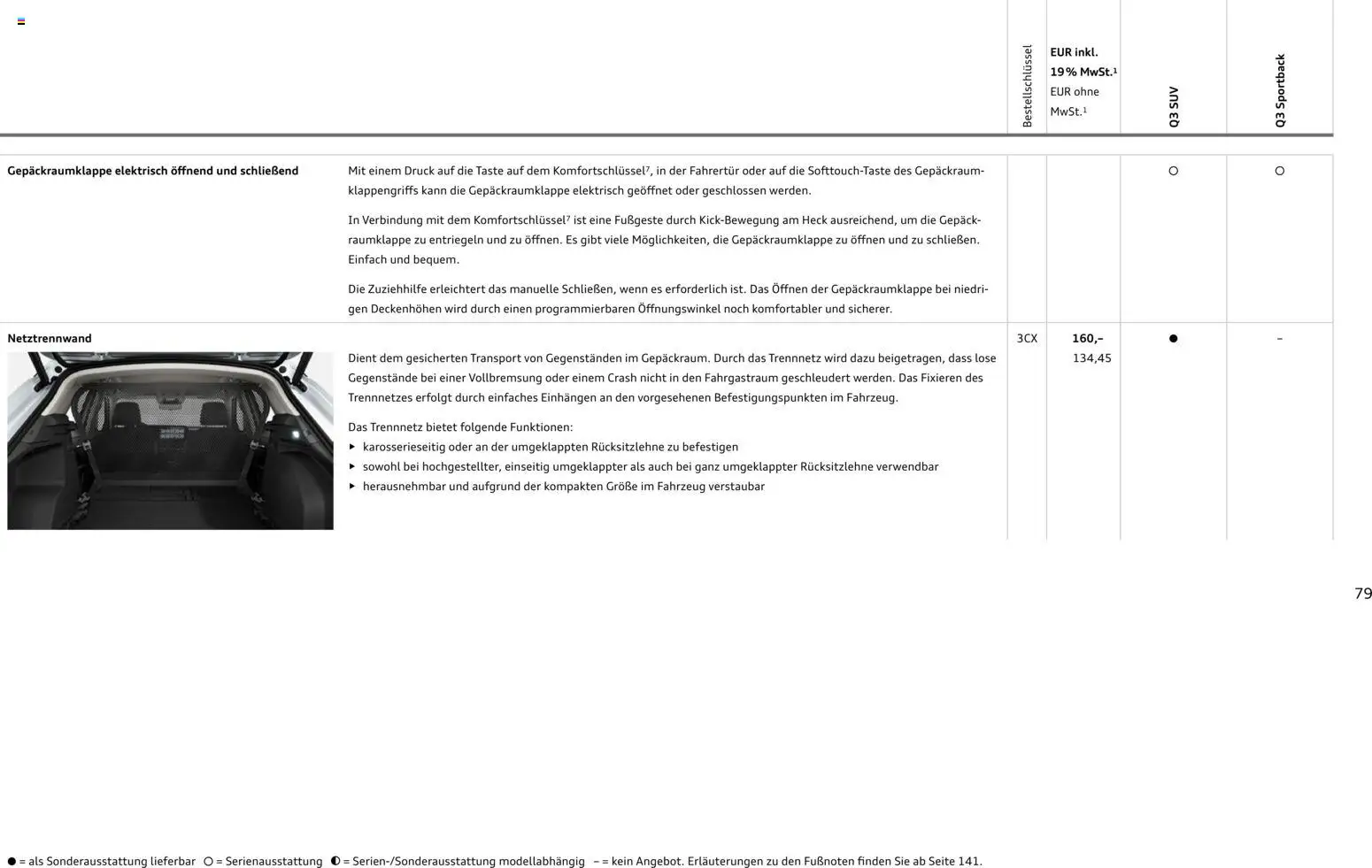 Audi Q3 - Seite 79 - gültig ab 29.01.2026