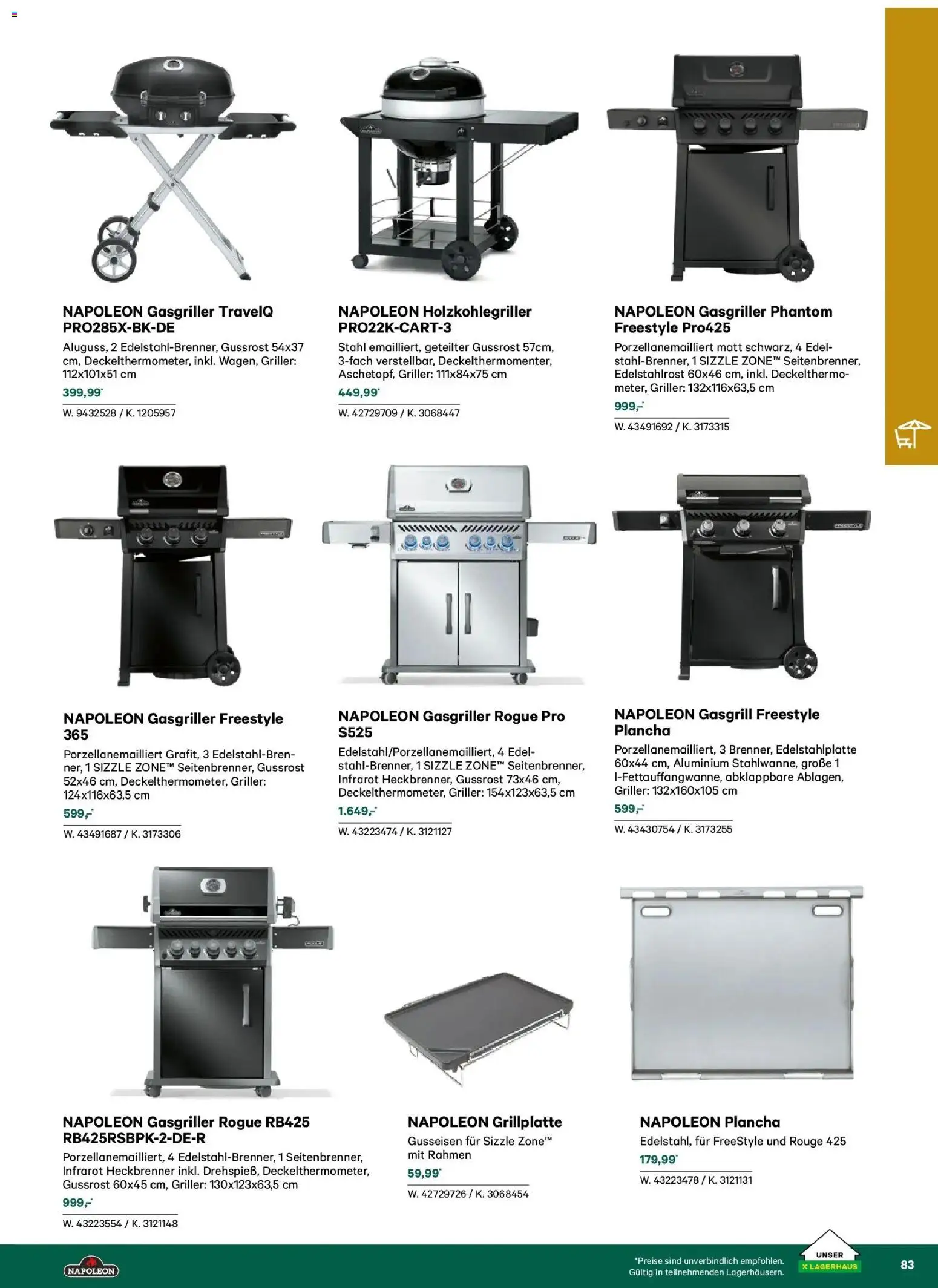 Lagerhaus Garten & Freizeit Katalog 2026 - Wien, Innsbruck - page 83- valid from 01.03.2026