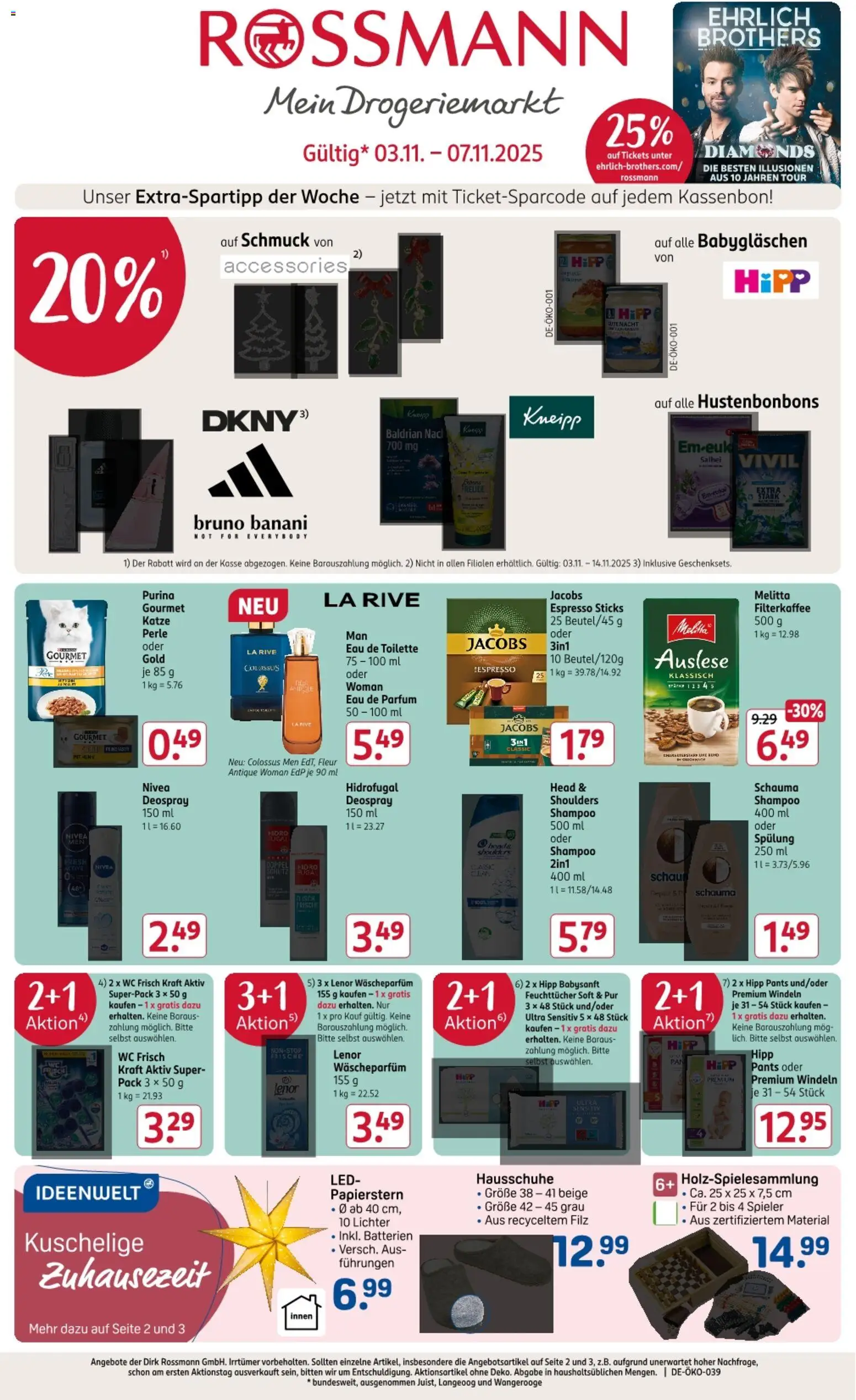 Rossmann Prospekt 	 - Seite 1 - gültig ab 03.11.2025