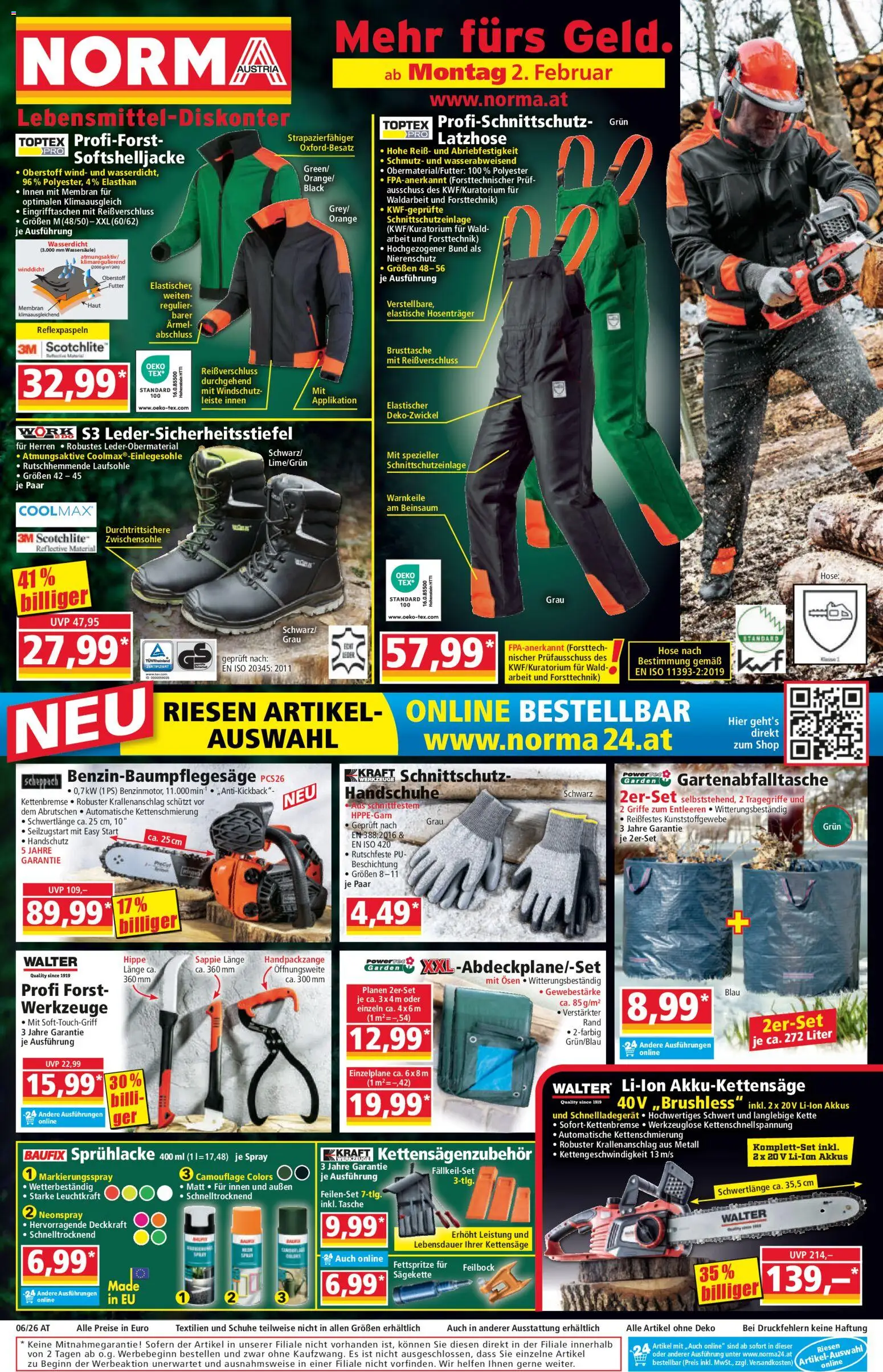 Norma Flugblatt - Seite 1- gültig ab 02.02.2026