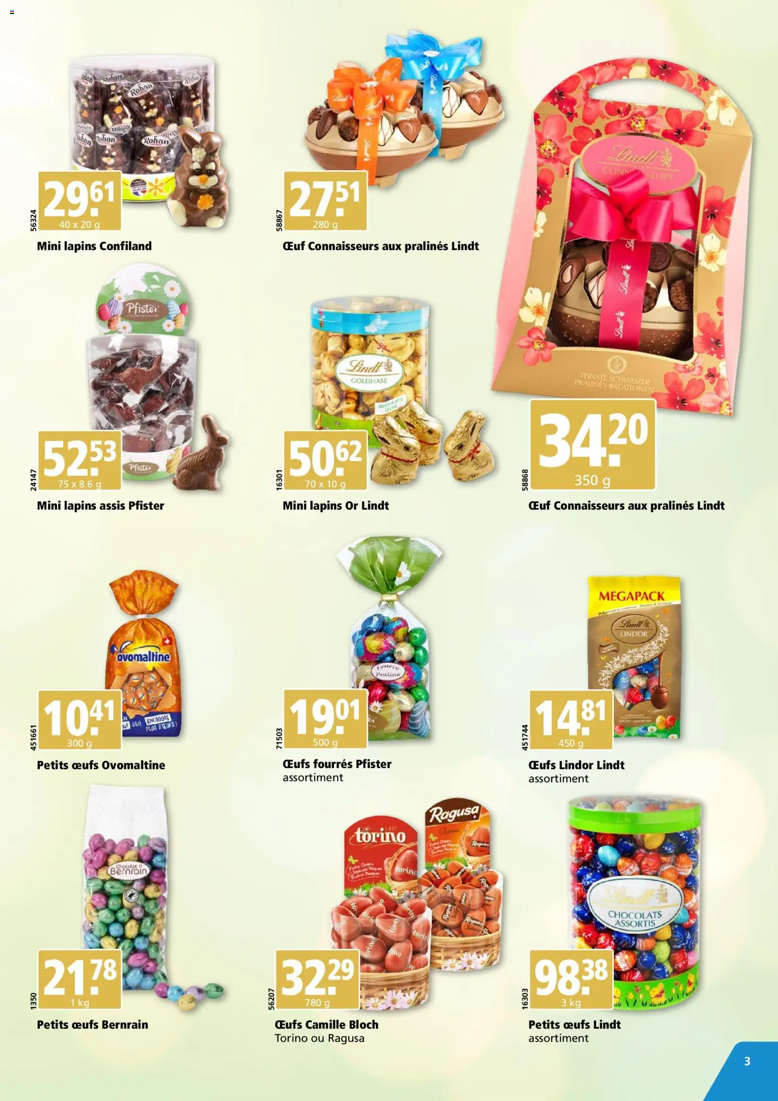 Aligro Aktionen Pâques Chavannes, Matran, Genève, Sion - page 3- valid from 16.02.2026