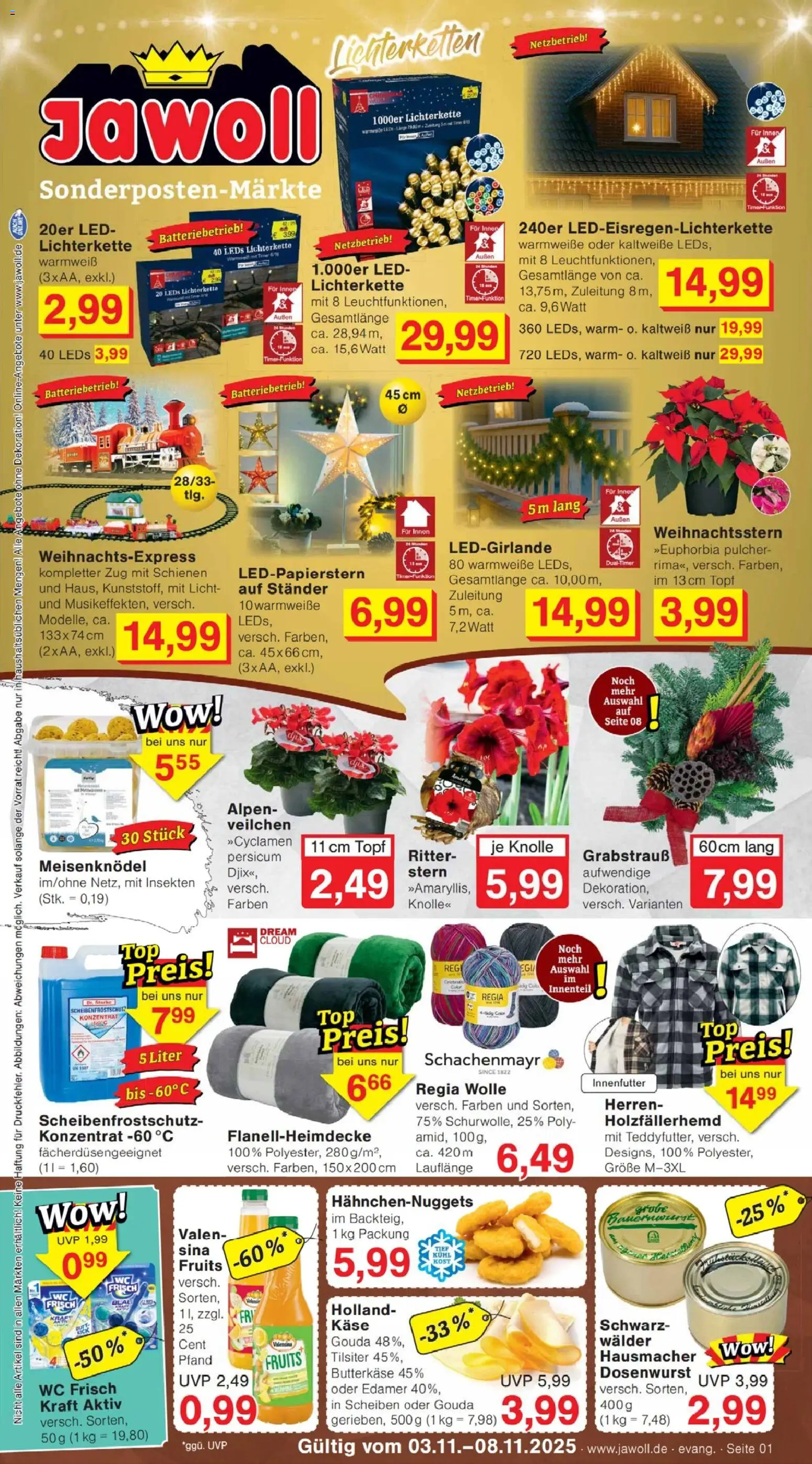 Jawoll Prospekt - Seite 1 - gültig ab 03.11.2025