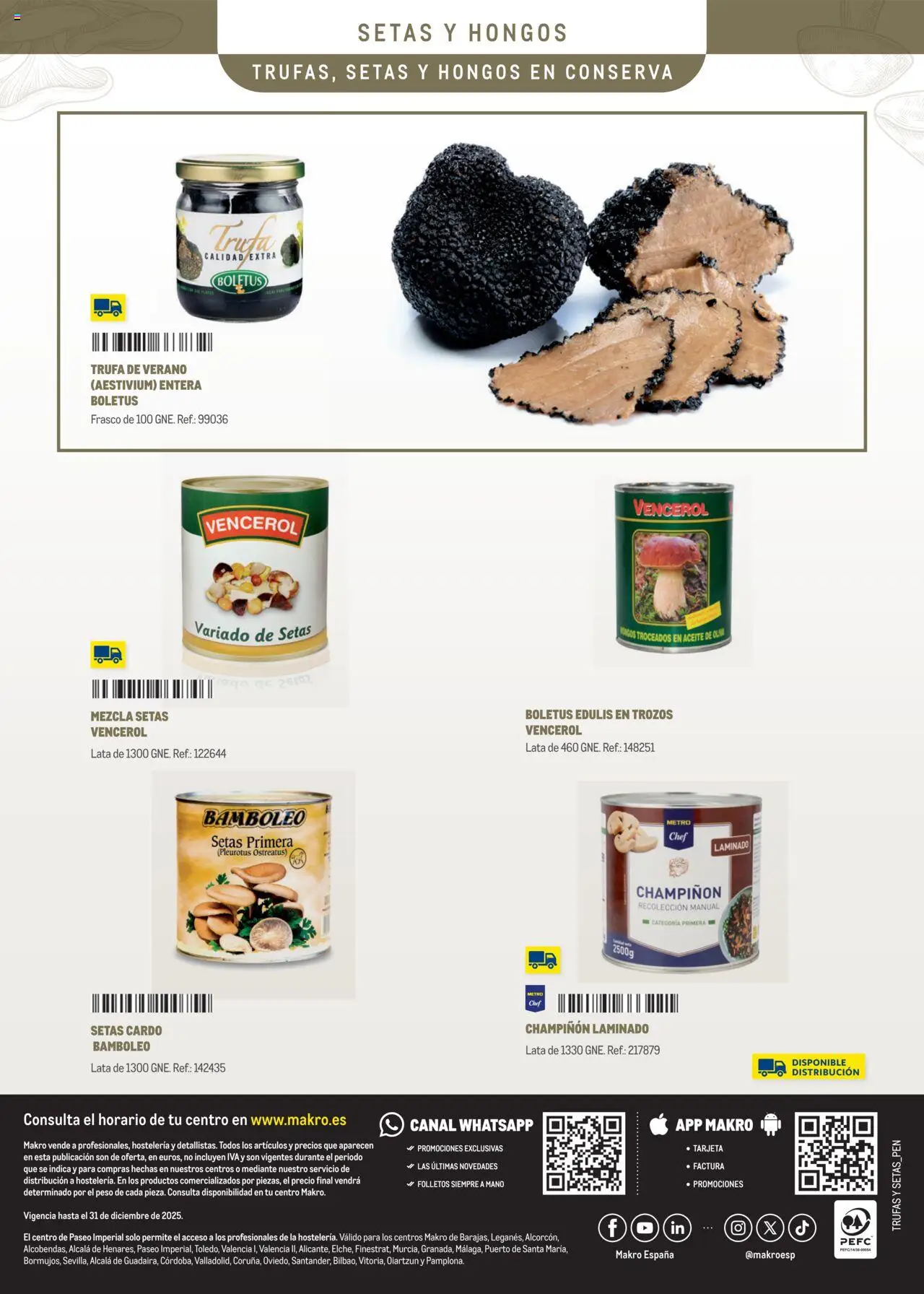 Makro - Trufas y setas - Página de 16 - Válido desde 04/03/2025